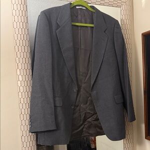 Yves Saint Laurent Classic wool pinstripe Gray Men's Blazer